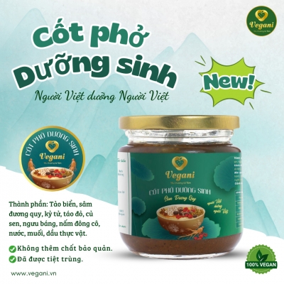 Cốt Phở Dưỡng Sinh Vegani (Cốt phở chay cao cấp)